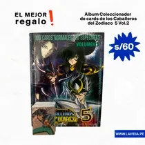 Comprar Álbum Coleccionador De Cards De Caballeros Del Zodiaco 5