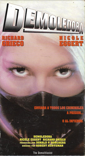 Demoledora Vhs Nicole Eggert Richard Grieco Ficcion Serie B