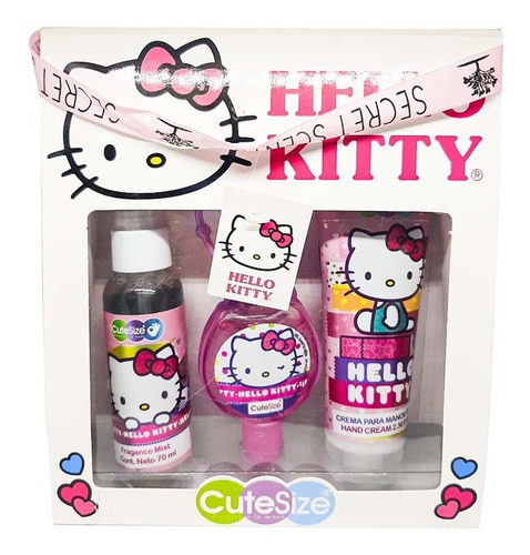 Set De Perfume Para Niña Hello Kitty 3pz  Gbc