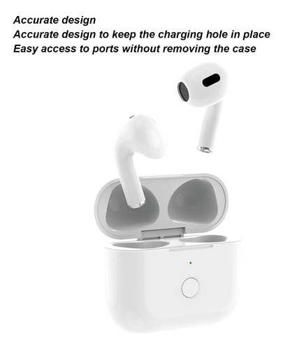 Estuche De Carga Para Ios Earbuds 3 Wireless 600mah Wireless
