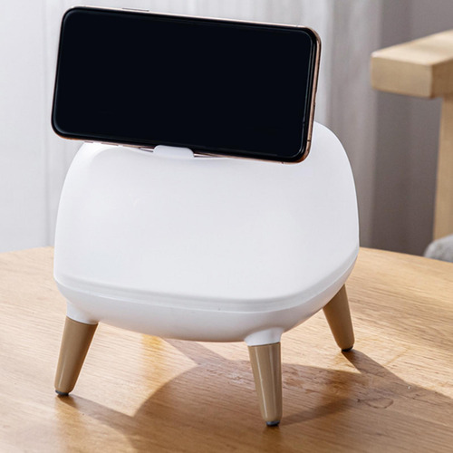 Cubo De Basura De Escritorio Con Tapa Mini Cubo De Basura