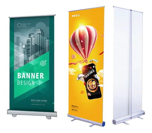 Porta Pendon Roll Up 85x200cm