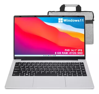 14.1'' Laptop 8 Ram+512gb Ssd Intel Celeron J4105 Windows 11