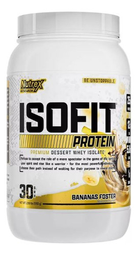 Isofit - Nutrex, Isolate Protein 2,3 Lb Sabor Banana