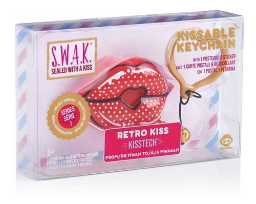 S.w.a.k. Retro Kiss Llavero Besanle Wowwee Kit