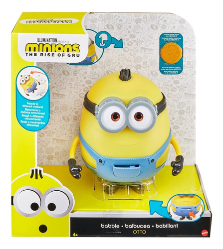 Minions Muñeco Otto Interactivo Balbuceos Gmf27 Mattel