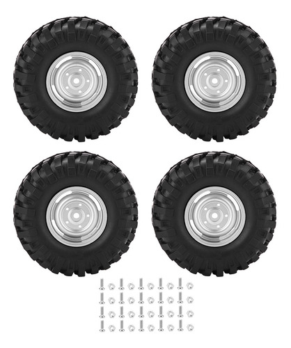Accesorio Rc, Neumático De Goma 4pcs, Escala 1/10 Rc Crawler