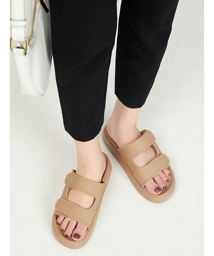 Sandalias De Mujer Con Suela Plana Y Suave
