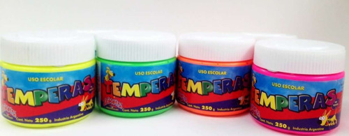 Tempera Señorita Negra X250grs