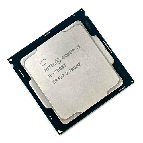 Procesador gamer Intel Core i5-7500T BX80677I57500T  de 4 núcleos y  3.3GHz de frecuencia con gráfica integrada