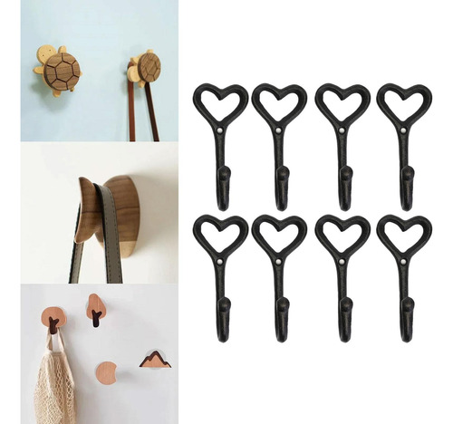 8 Piezas Ganchos De Pared Decorativos, Ganchos De Toalla,