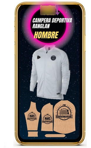 Molderia Digital Campera Deportiva Ranglan Hombre