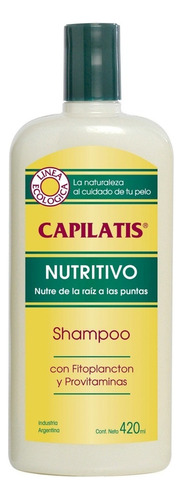 Capilatis Shampoo Nutritivo X 420ml - Nutrición Intensa