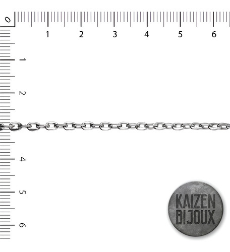 Cadena Espejo 0.7mm Rollo X 100 Metros Niquelada Ideal Bijou Color Níquel