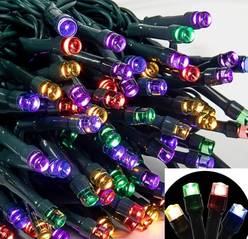 Guirnalda Decorativa Navidad 100 Led Multicolor 