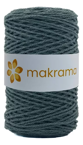 Cuerda para Macrame 2mm 500gr Azul Oxford – MAKRAMA_MX