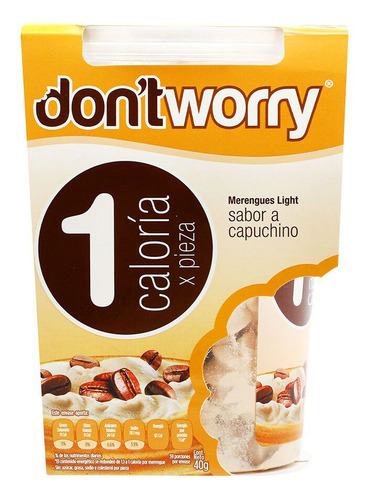 Don'tworry Merengues Light Sabor A Capuchino