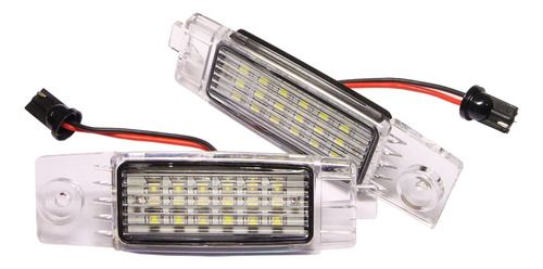 Lámpara Led Con Número De Matrícula, 2 Unidades, Para Hiace