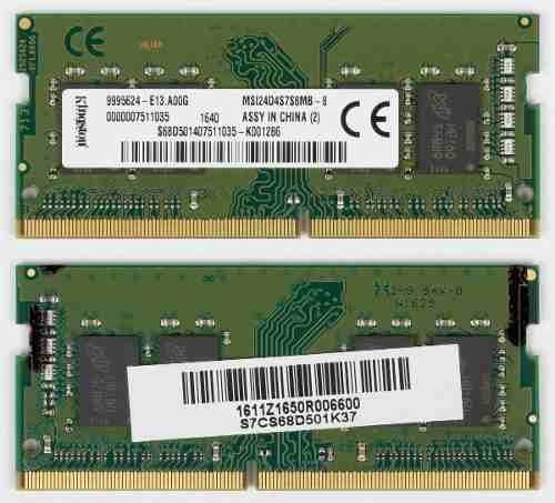 Memoria RAM 8GB 1 Kingston MSI24D4S7S8MB-8