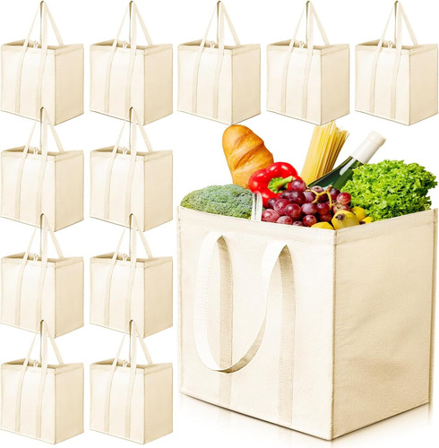 Bolsas Grandes Reutilizables De Lona Para Mercado Agrícola
