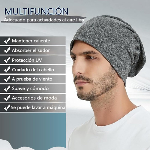 Gorro De Dormir Holgado Y Ajustable Para Hombre Y Mujer