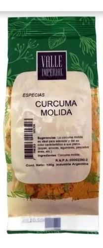 Curcuma Molida 100 G - Valle Imperial 