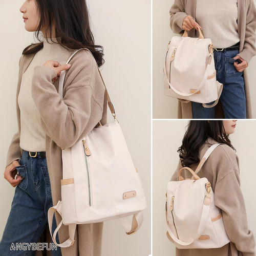 Mochilas Antirrobo Para Mujer Impermeable Mochila Bolso Depo