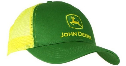Gorra De Béisbol Con Malla Y Logo Bordado De John Deere - Ta