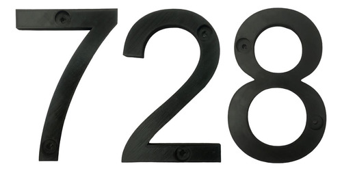 Números 3d Para Oficinas, Mxgnb-728, Número 728, 17.7cm Altu