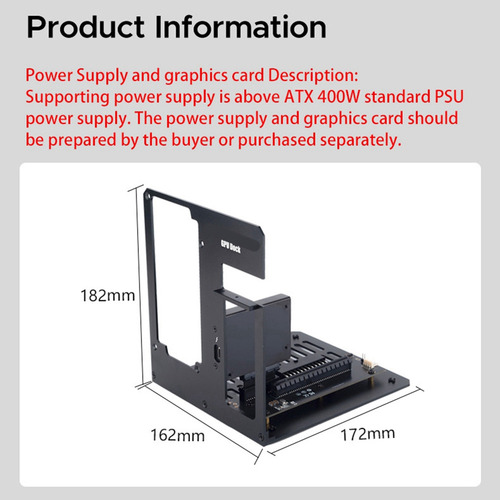 V1 Para Portátil 3/4 Gpu Dock Compatible Con Thunderbolt A D