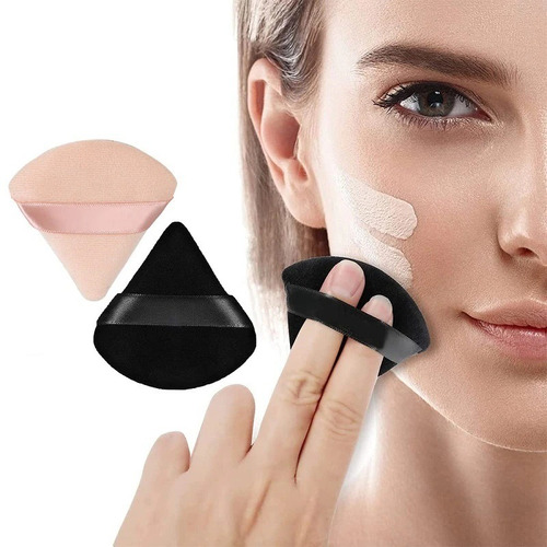 Borla Esponja Triangular Maquillaje Mota Polvo Base Correcto