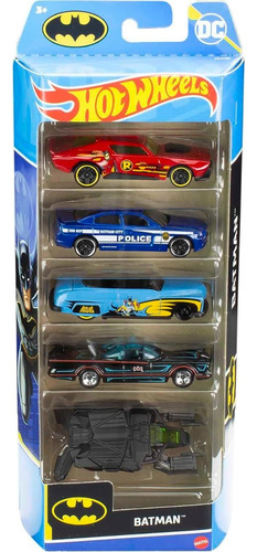 Hot Wheels 5 Pack Batman 11 Dodge Charger R/t Muscle Bound 