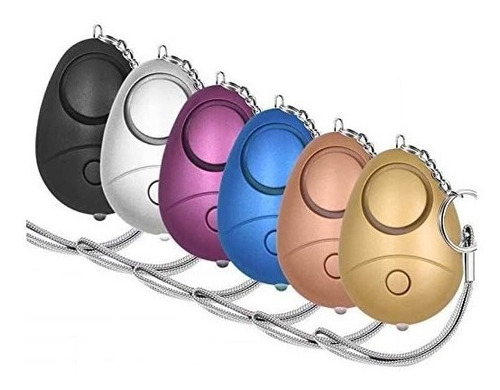 Alarma Personal Pack De 6, Llavero Para Emergencias 140db