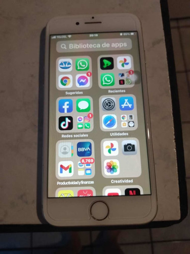 iPhone 8 64g Color Blanco Caja Cargador