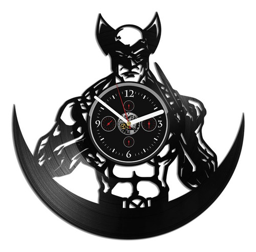 Reloj Vinilo Wolverine Moderno Regalo De Cumpleaños Con Di