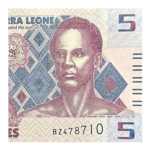 Sierra Leona - 5 Leones - Año 2022 - P #36 - Africa