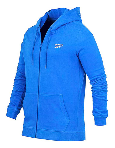 Reebok Campera Hombre - Ri Left Chest Logo Fz Azl