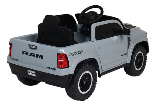 Carro Elétrico Infantil Dodge Ram Cinza 12v 946108 Belfix