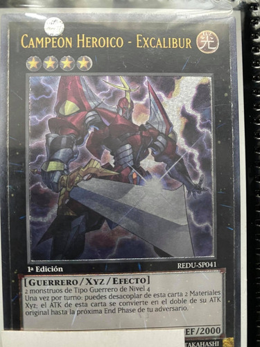 Hereoic Champion Excalibur Primera Ultimate Yugioh