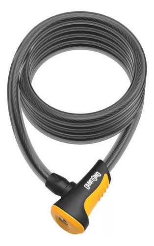 Imagen 1 de 5 de Candado De Cable Onguard 8164 180cmx10mm Bicicleta Naranja Color Naranja Claro