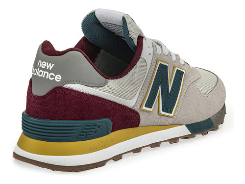 Imagen 3 de 9 de Zapatillas New Balance 574 Gris 2 Solo Deportes