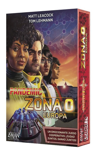 Juego De Cartas Pandemic Zona 0 Europa Z-man Games Febo 