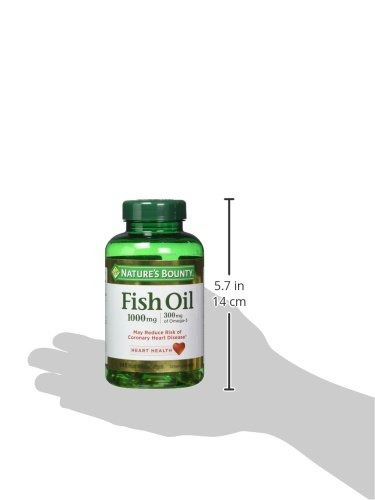 Aceite De Pescado Nature's Bounty Omega-3 1000 Mg Softgels 1