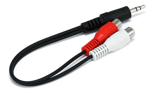 Monoprice 6 Pulgadas 3.5mm Stereo Plug/ 2 Rca Jack Cable -