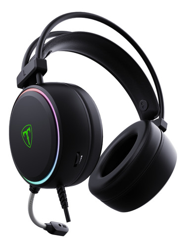Imagen 1 de 6 de Auriculares Gamer T-dagger Sona Usb 7.1 Rgb Microfono Comodo