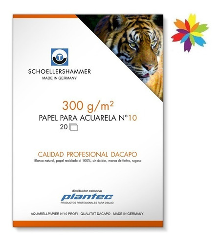 Block Schoellershammer Acuarela 300 G Da Capo 25x35 Barrio N