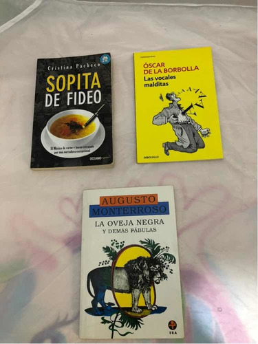 Paquete De 3 Libros Sopita De Fideo, La Oveja Negra