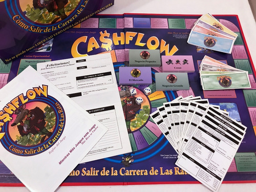Tablero Juego Mesa Cashflow 101 Y 202 Español + Imprimible