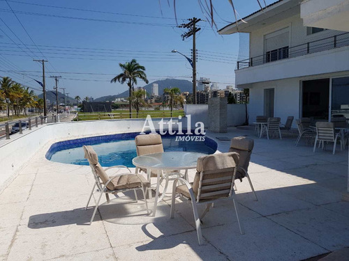 Imagem 5 de 25 de Casa Frente Praia 6 Suítes, 6 Vagas, Sauna, Enseada - V3586