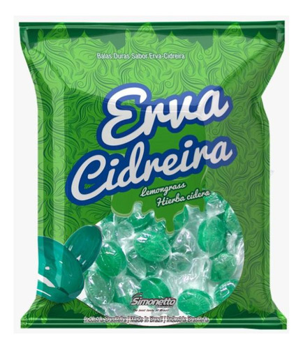 Bala Dura Erva Cidreira Simonetto 500g